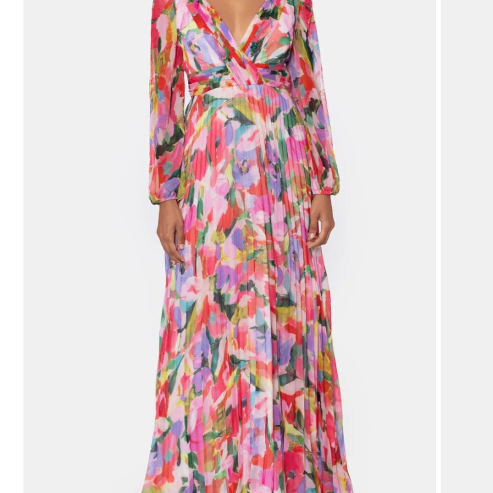 Formal Floral Dress for Weddings, special event, Kentucky Derby, or Gala